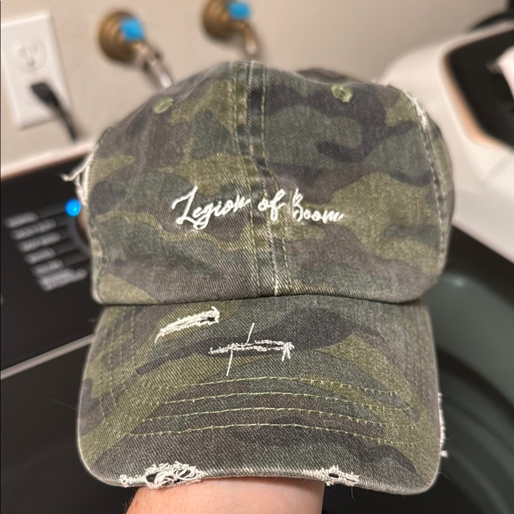 1st Phorm Camo Legion of Boom Distressed Cap